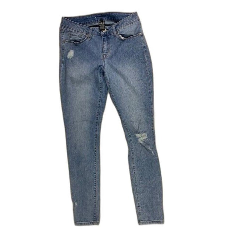 Love Peace By Rewash Size 7 23 Womens Jeans Stretch Low Rise Skinny Med Wash